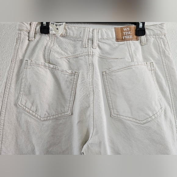 We The Free Free People Lucky You Mid Rise Barrel Jeans Size 31 - Picture 6 of 16